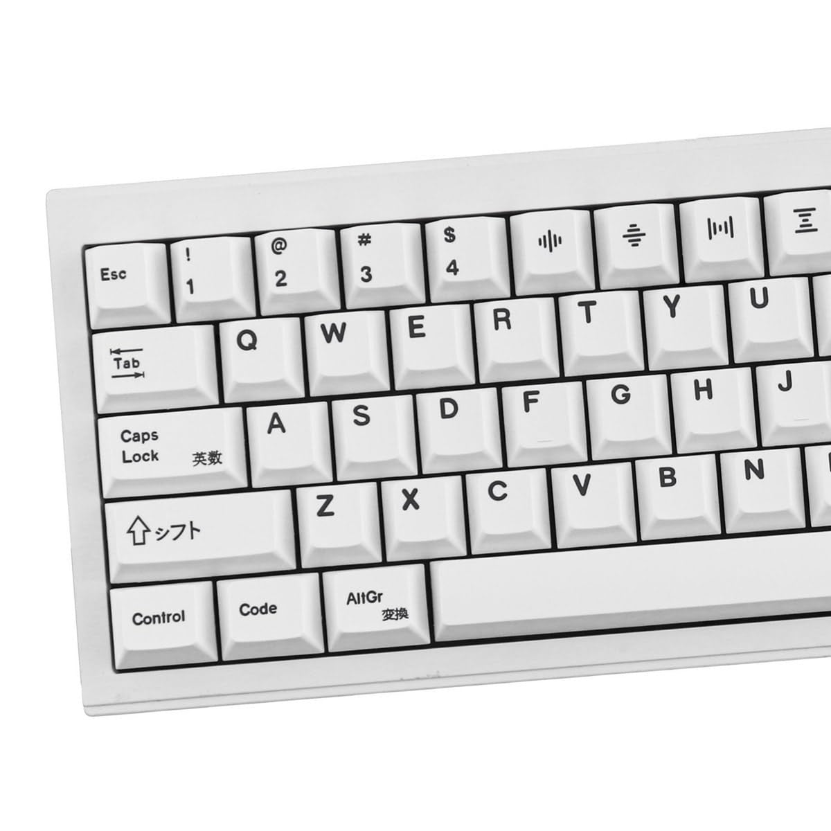 135-Key PBT Keycap Set for Mechanical Keyboard - Cherry Profile, Dye-Sub, White
