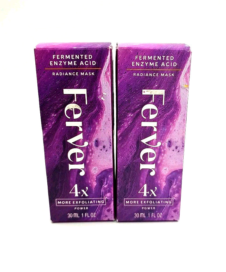 2 Pk Ferver Fermented Enzyme Acid Radiance Face Mask 4x More