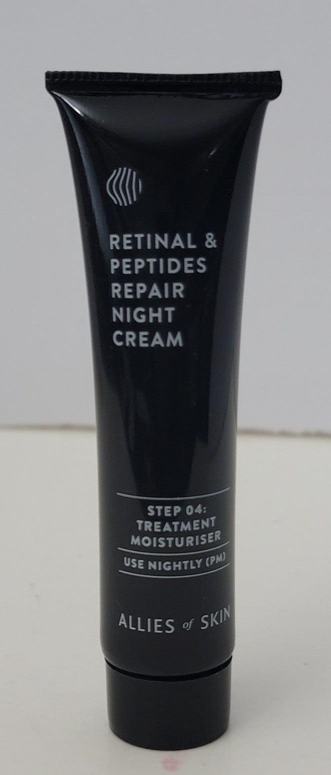 Allies & Skin Retinal & Peptides Night Repair Cream - Nightly Moisturizer 0.4 fl oz