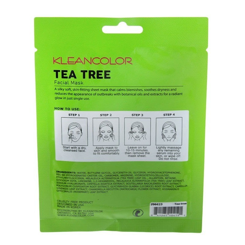 Tea Tree Facial Sheet Mask - 8 Pack