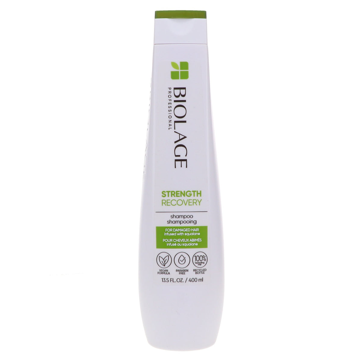 Strength Recovery Shampoo for Damaged Hair - 13.5 oz, Vegan & Nourishing