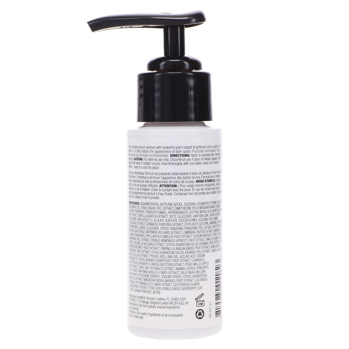 Brightening Face Serum with Vitamin C & Botanical Lighteners - 2 oz