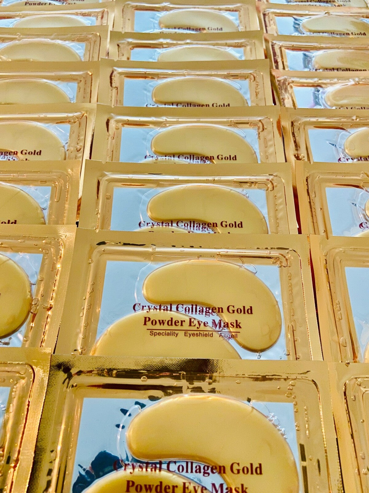 Gold Collagen Eye Mask Patches for Anti-Aging Dark Circles Wrinkles 100 Pairs