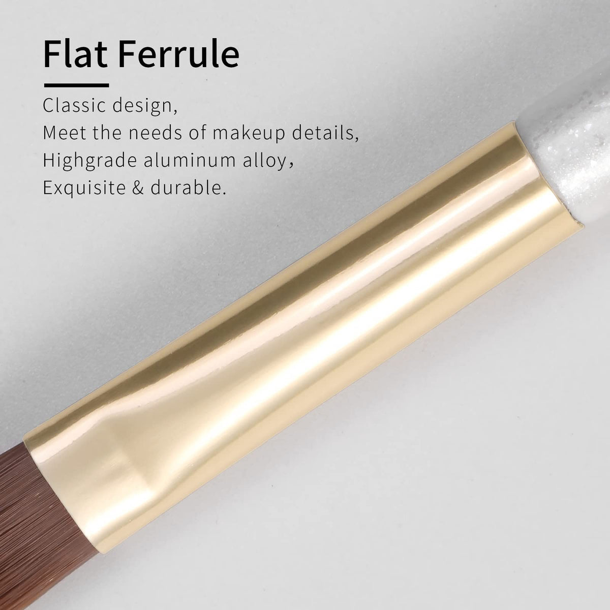 Small Flat Concealer Brush Under-Eye Sponge Blending Makeup Tool