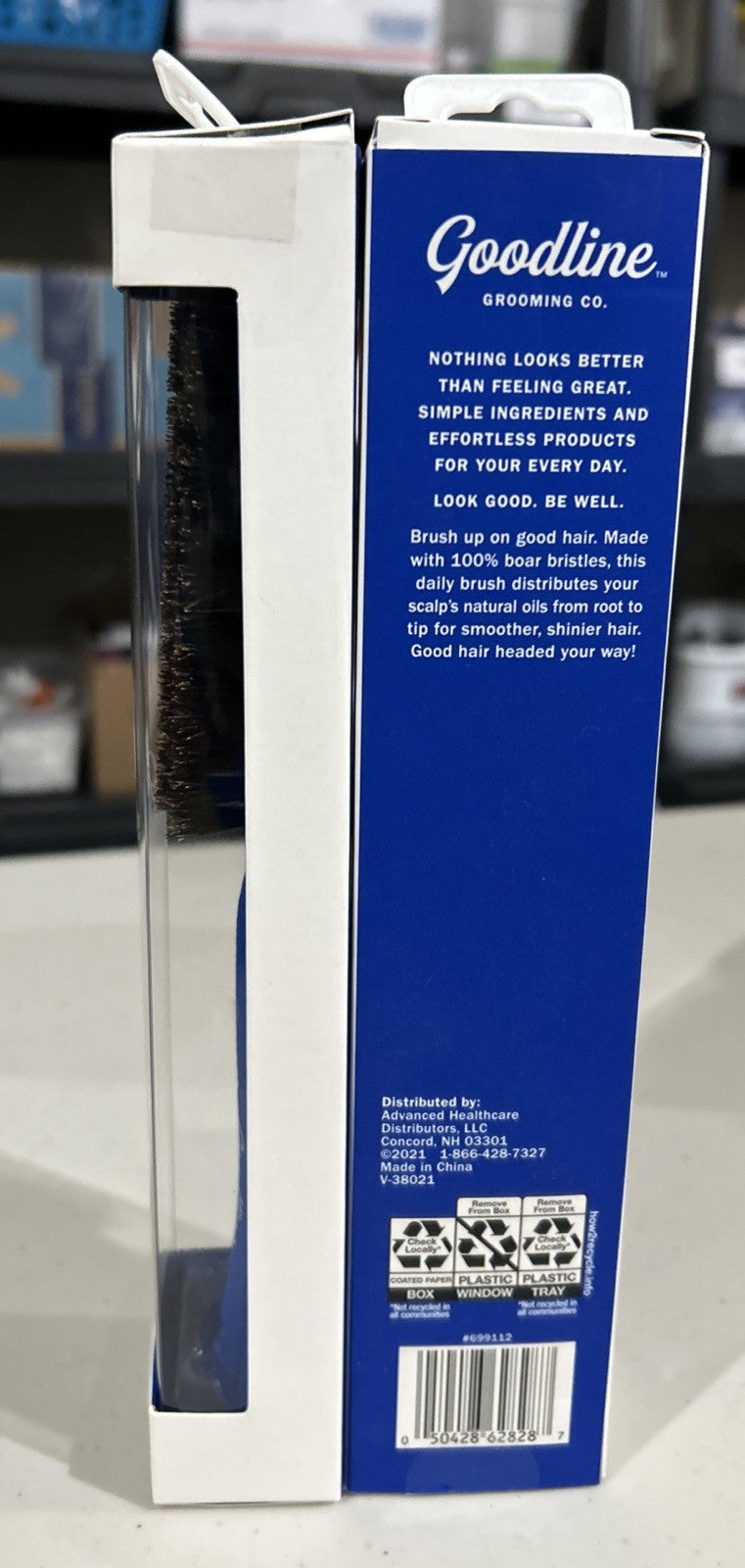 All Purpose Grooming Brushes - Set of 2 for Hair, Pet & Personal Care