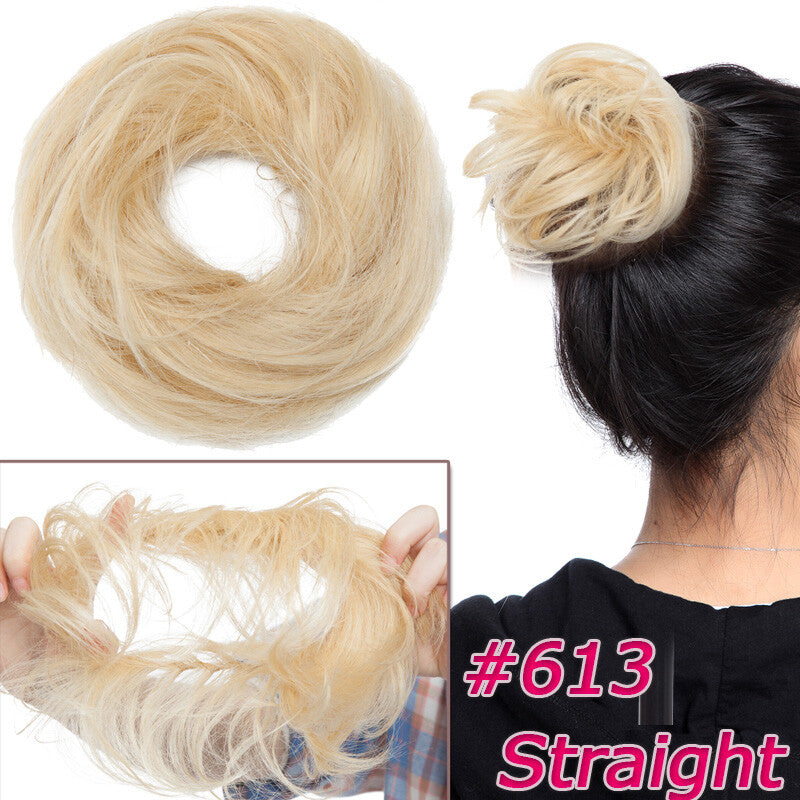 Messy Bun Scrunchie Hair Extension Updo Chignon - Remy Human Hair