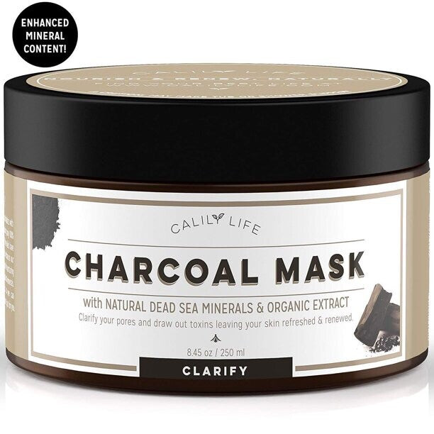Charcoal Face Mask with Dead Sea Minerals, 8.45 Oz