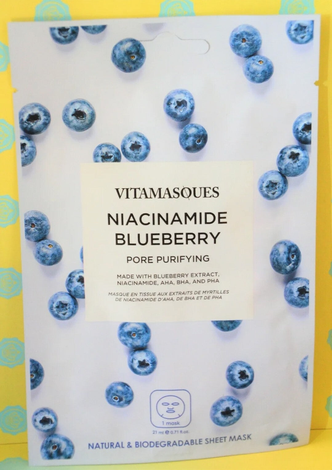 Niacinamide Blueberry Pore Purifying Face Mask