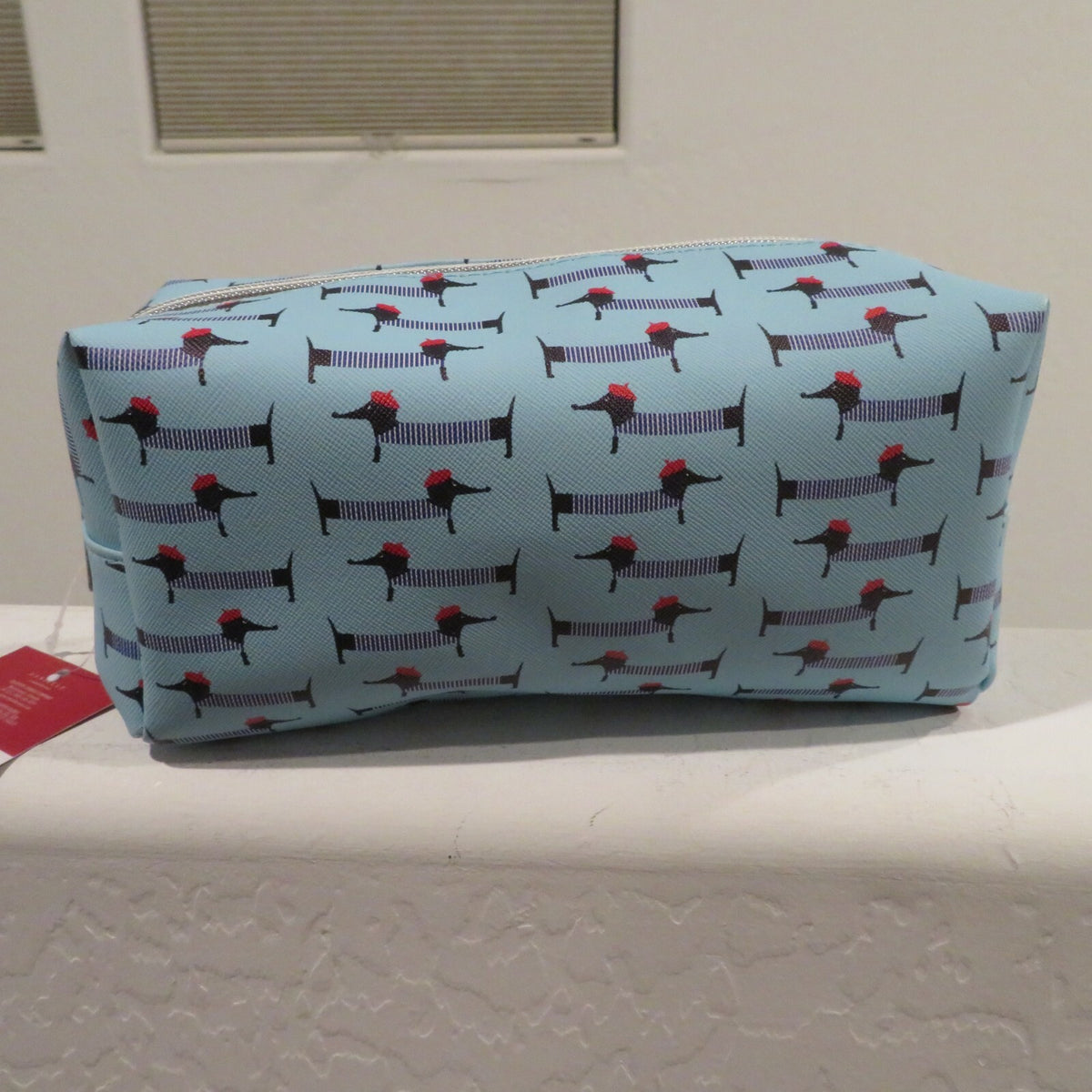 Dachshund French Beret Makeup Tote Bag Travel Organizer