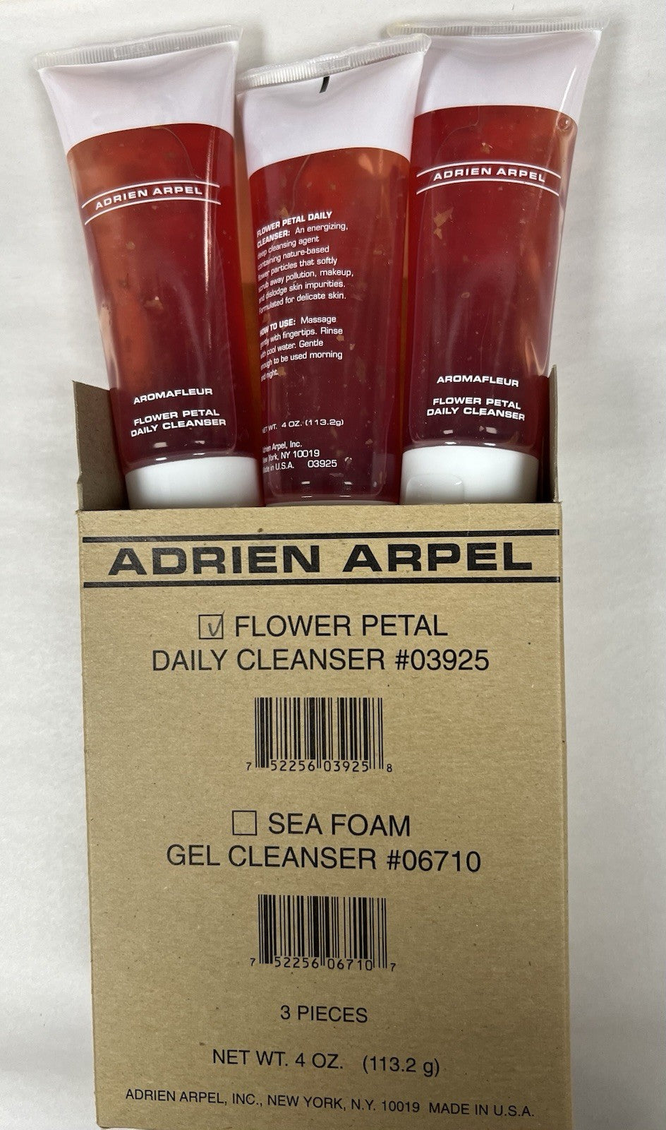 Aromafluer Flower Petal Daily Facial Cleanser - 4 oz Pack of 3