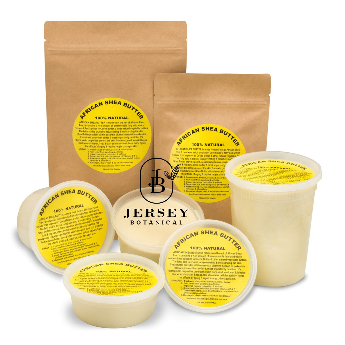 Raw African Shea Butter - 100% Organic Unrefined Ghana