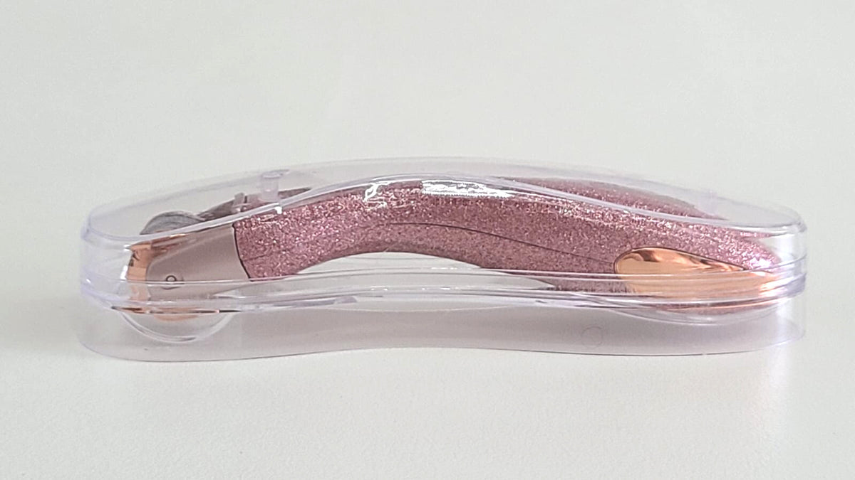 Microneedling Rejuvenation Tool with LED Red Light Therapy - Rose Gold