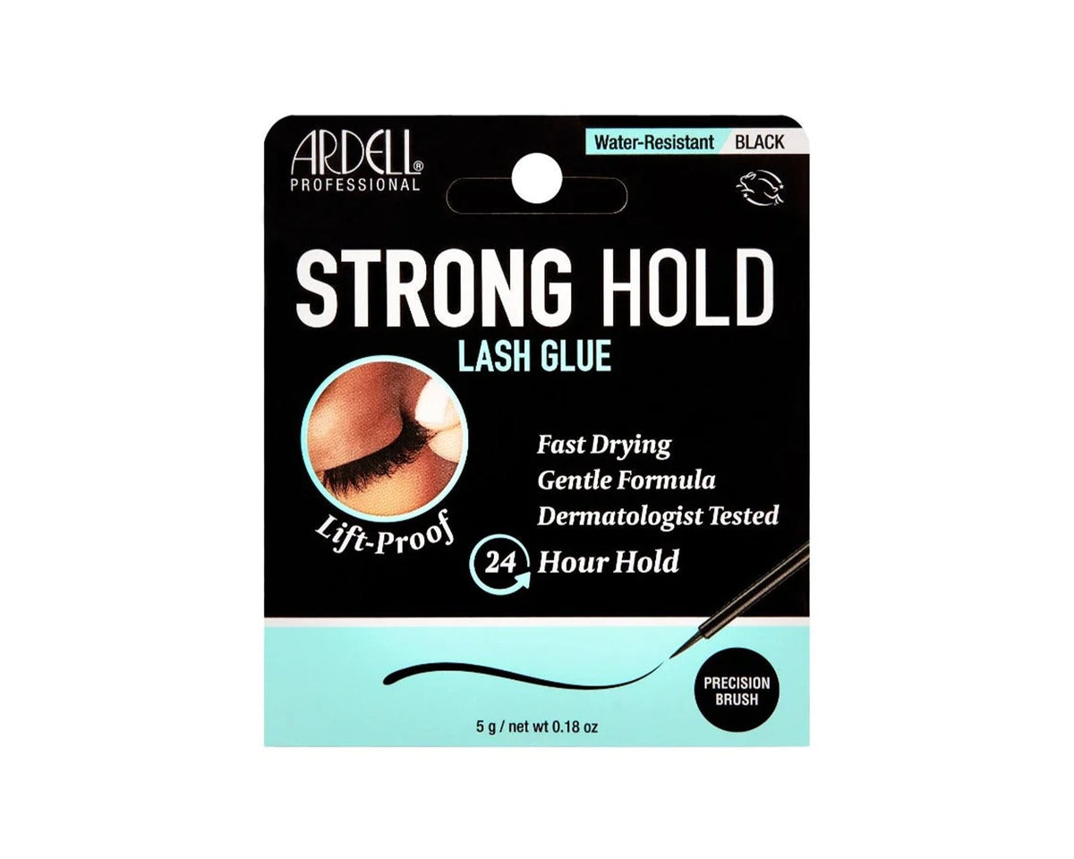 Strong Hold Lash Glue with Precision Brush - 24 Hour Waterproof Adhesive