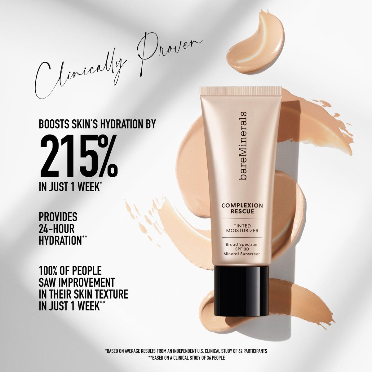 BareMinerals Hydrating Tinted Moisturizer SPF 30 Natural Pecan 0.5oz