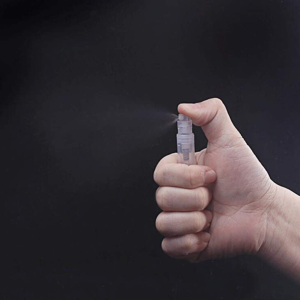 20 Pack 3ml Portable Refillable Clear Plastic Spray Bottles for Travel