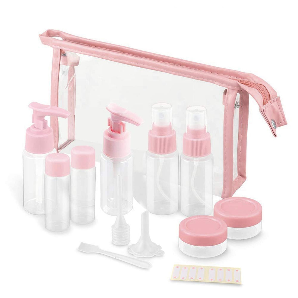 Travel Toiletry Bottle Kit TSA Approved Leak Proof Portable Containers Set