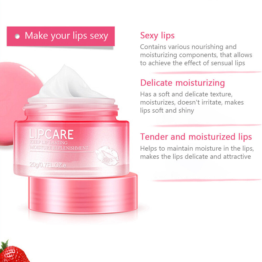 Lip Moisturizer with Collagen & Shea Butter - Nourishing Lip Treatment 20g