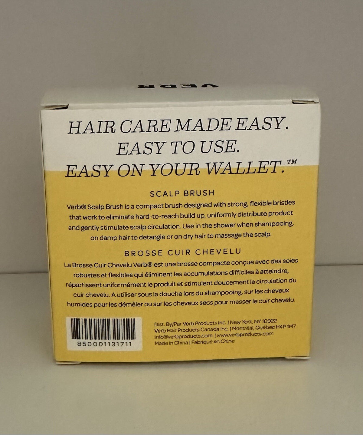Verb Hair Care Scalp Brush - Black, Gentle Scalp Exfoliation Tool