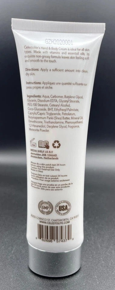 CELESTOLITE HAND AND BODY CREAM 140G/4.9OZ BRAND NEW