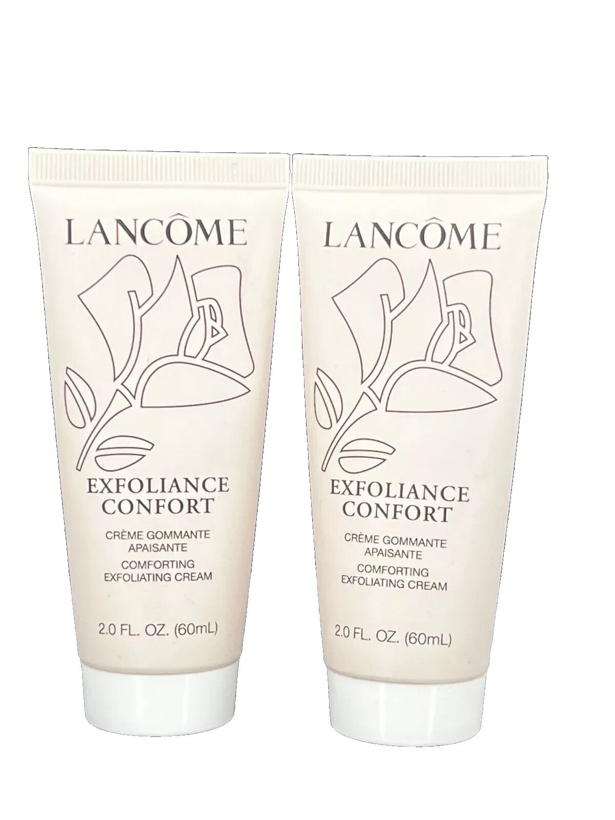 Lancome Exfoliance Confort Comforting Exfoliating Cream 2 oz LOT OF