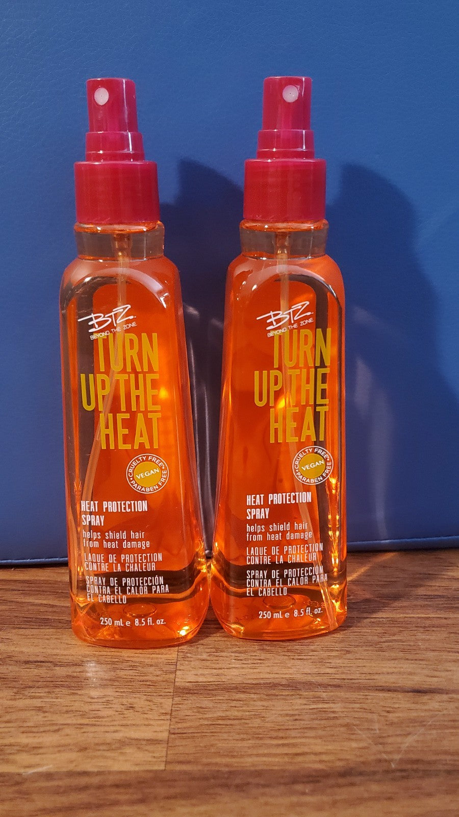 Beyond The Zone Turn Up The Heat Flat Iron Protection Spray - 8.5 oz (Set of 2)
