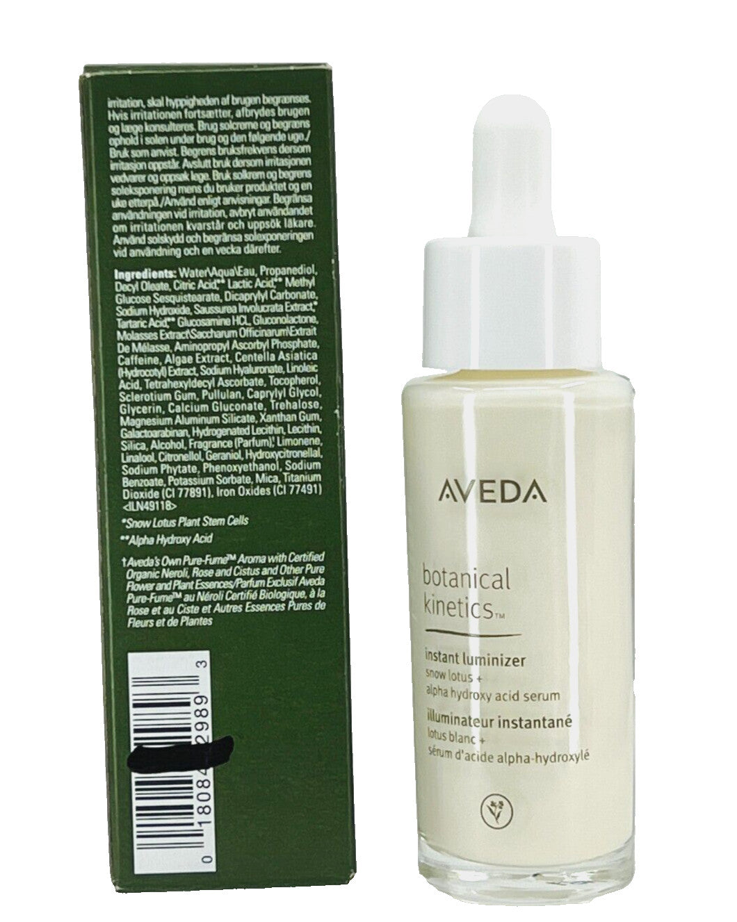 Face Serum with Botanical Luminescence and Alpha Hydroxy - 1oz