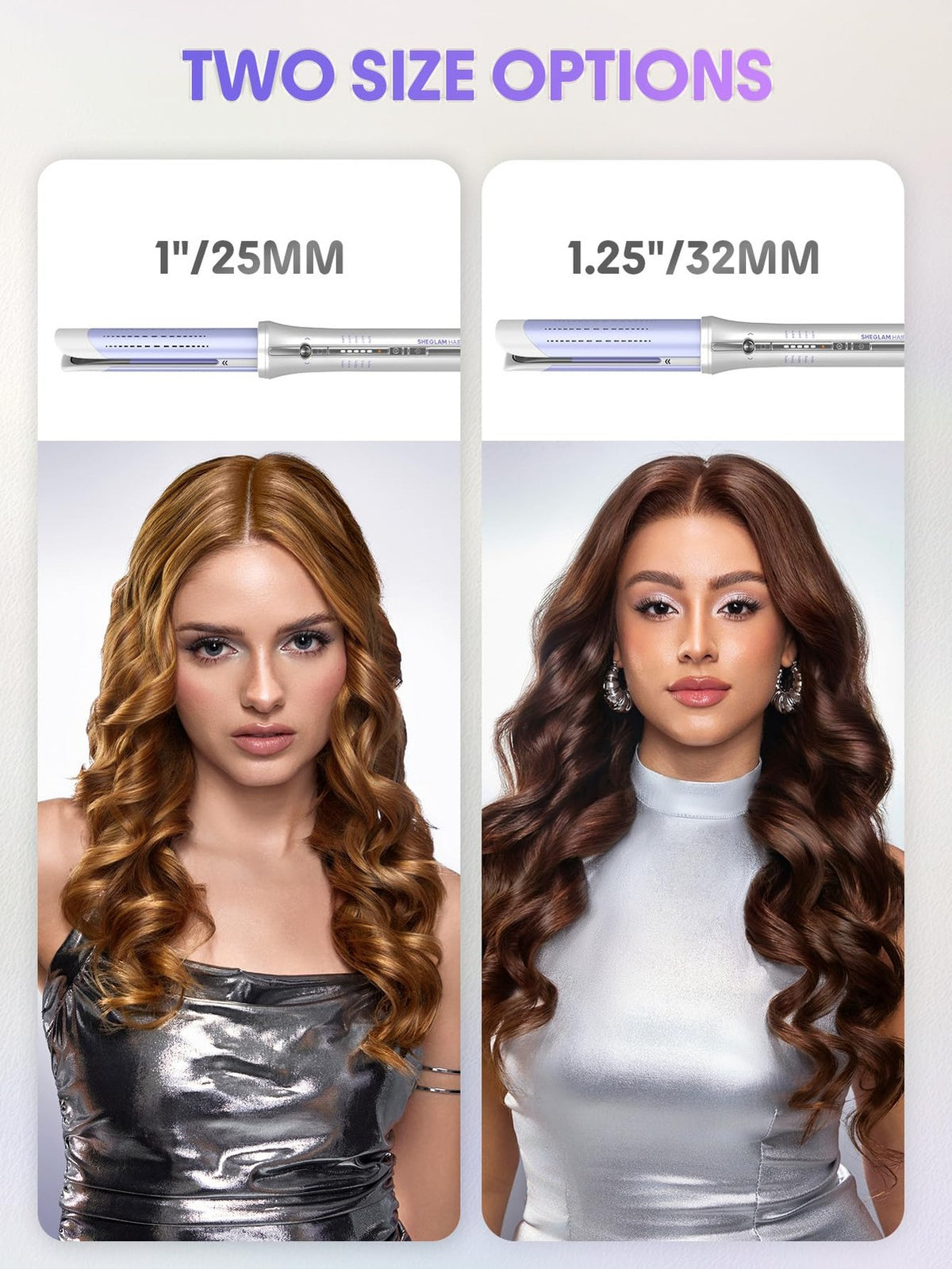 Air Curling Iron with Cool Air Technology - 1 Inch Automatic Rotating Styler