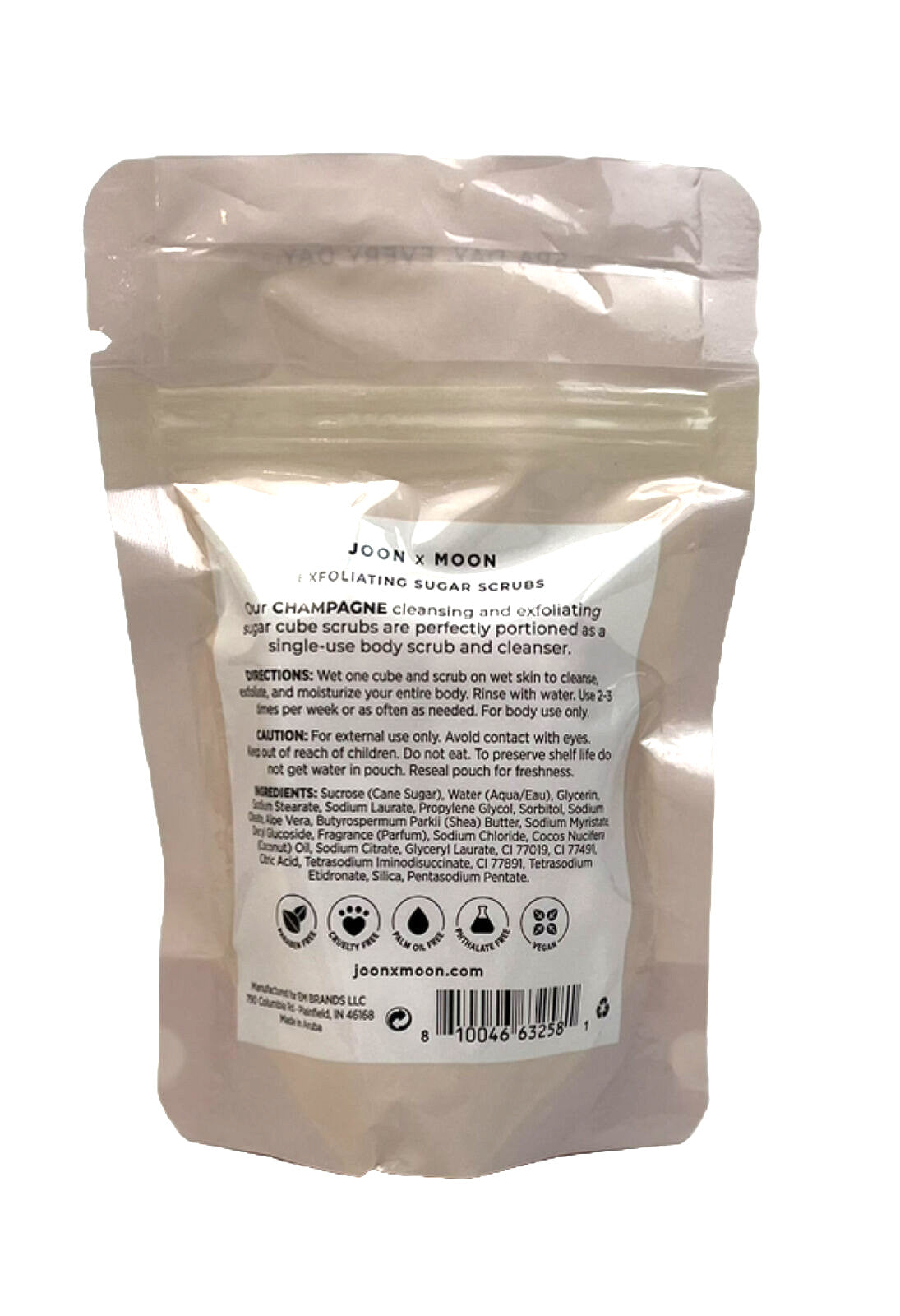 Joon x Moon Champagne Exfoliating Sugar Scrubs Shea Butter + Aloe ~