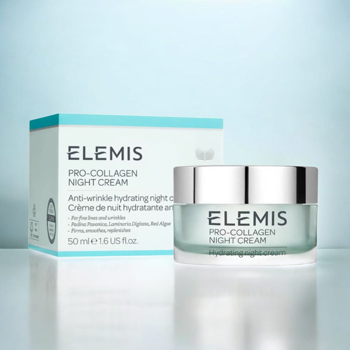 Pro-Collagen Marine Night Cream - Hydrating Anti-Aging Moisturizer 50ml