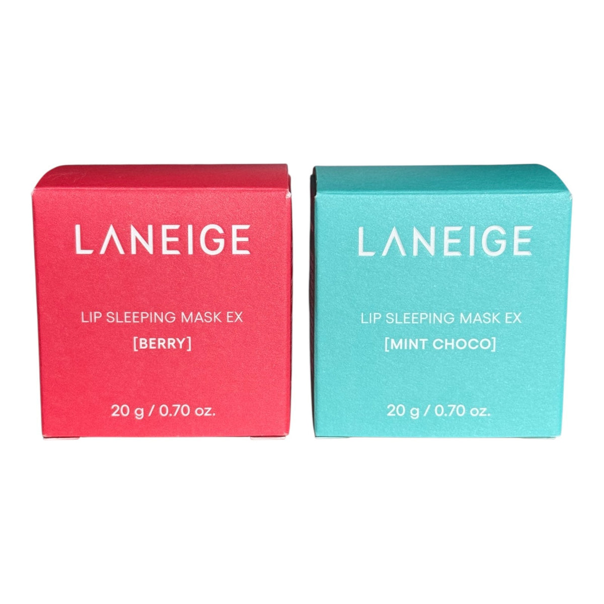 Hydrating Lip Sleeping Mask with Berry & Mint Choco - Deep Moisturizer, 2-Pack