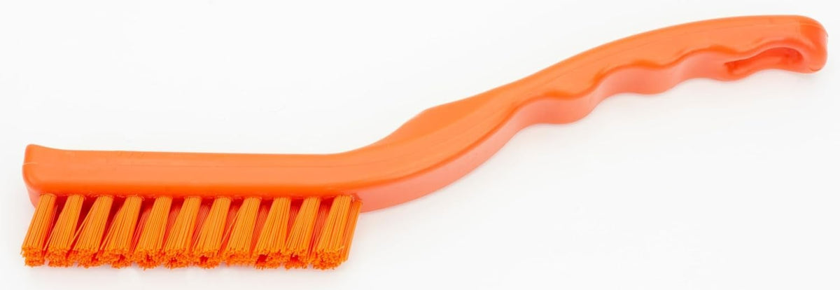Color-Coded Orange Detail Brush for Kitchen & Bathroom Cleaning