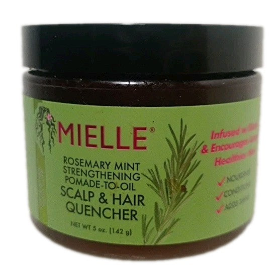 Hair Strengthening Pomade to Oil - Rosemary Mint Hair Quencher 5oz