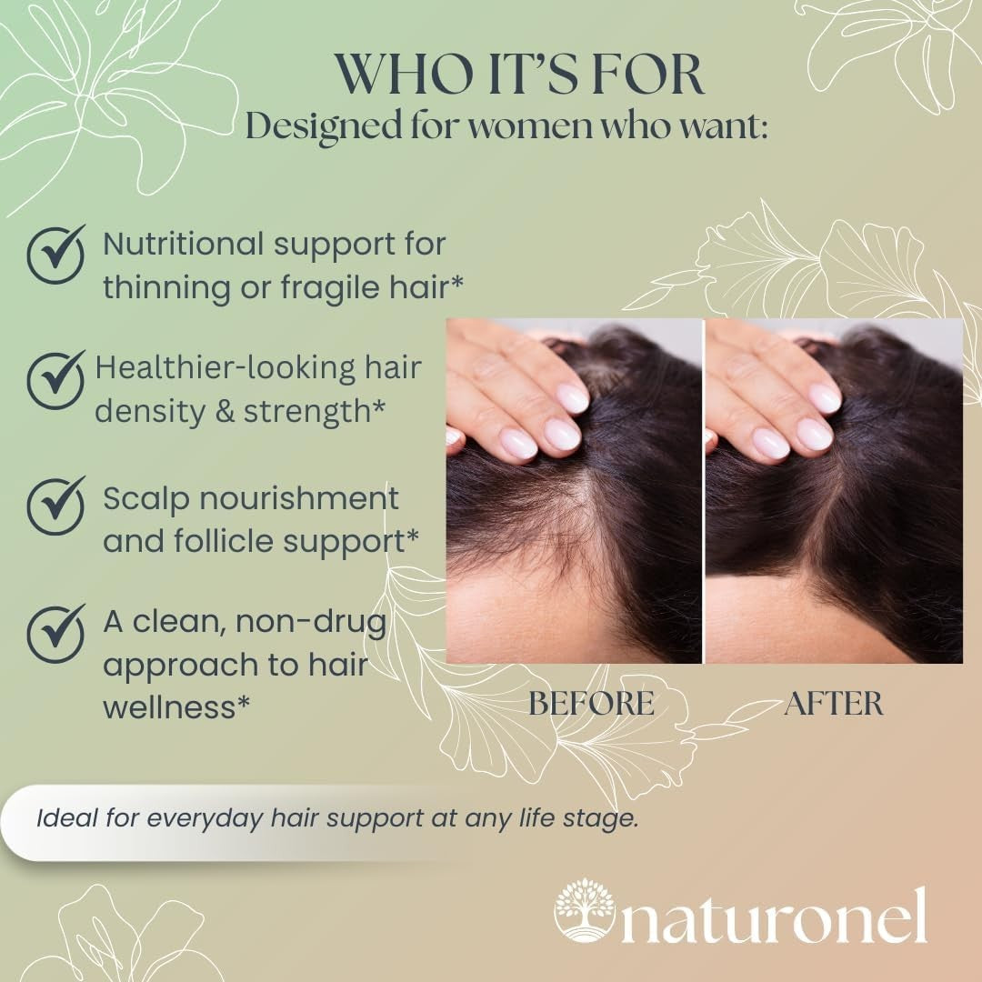 Women's Hair Growth Supplement with Biotin for Stronger Hair & Nails