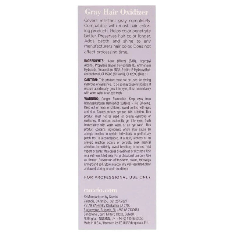 Gray Hair Color Treatment Oil - Hair Covering & Shine Enhancer, 29ml