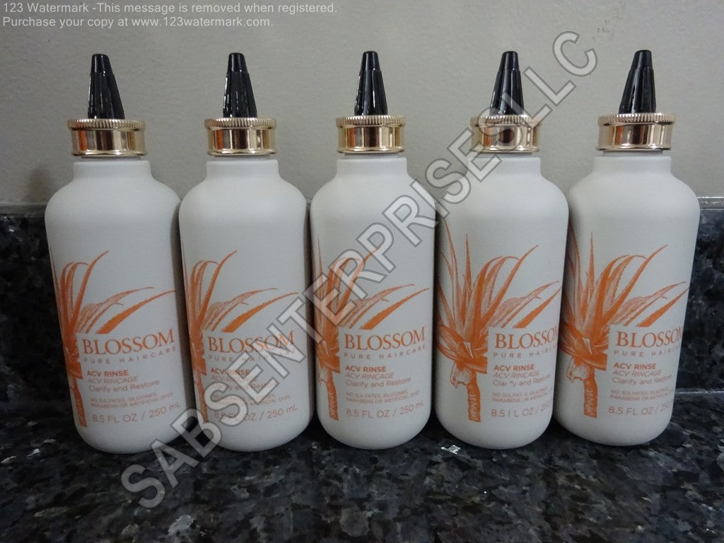 Blossom Pure Haircare ACV Rinse 8.5 FL oz - 5 Pack