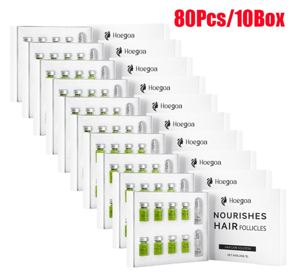 Hair Regrowth Serum with Microneedle Ampoules for Men & Women