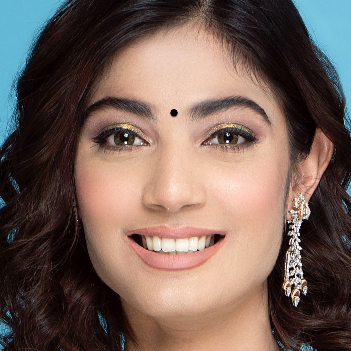 Colorful Round Dailywear Bindis - Black, 3mm, Skin-Friendly Adhesive