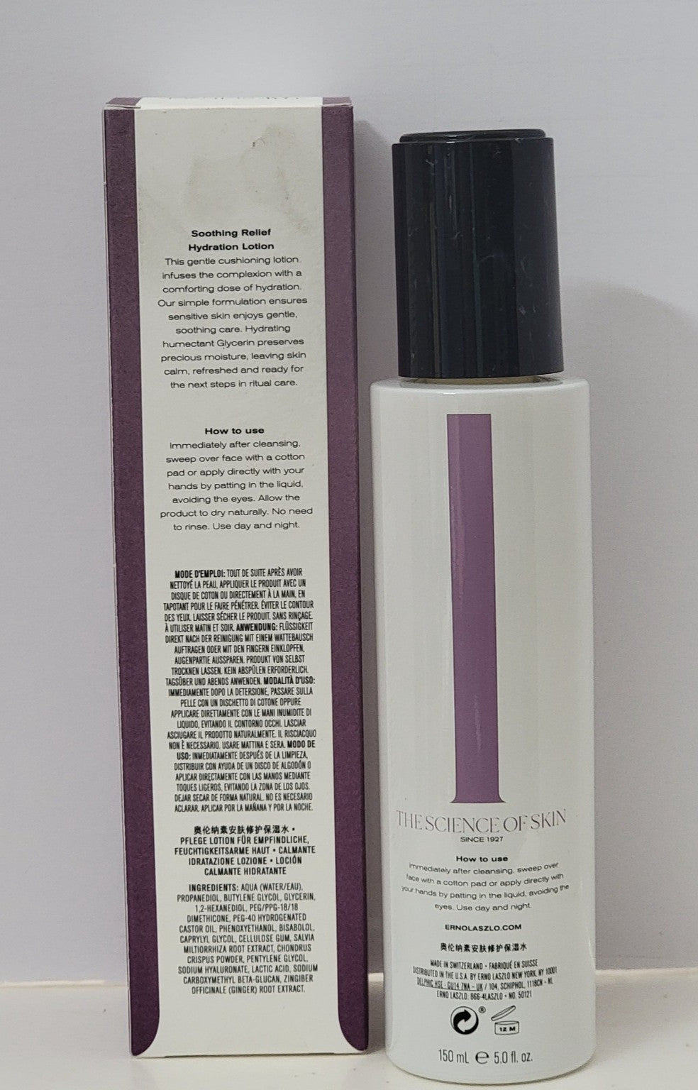 ERNO LASZLO SOOTHING REFLEF HYDRATION LOTION 150 ml / 5 fl oz