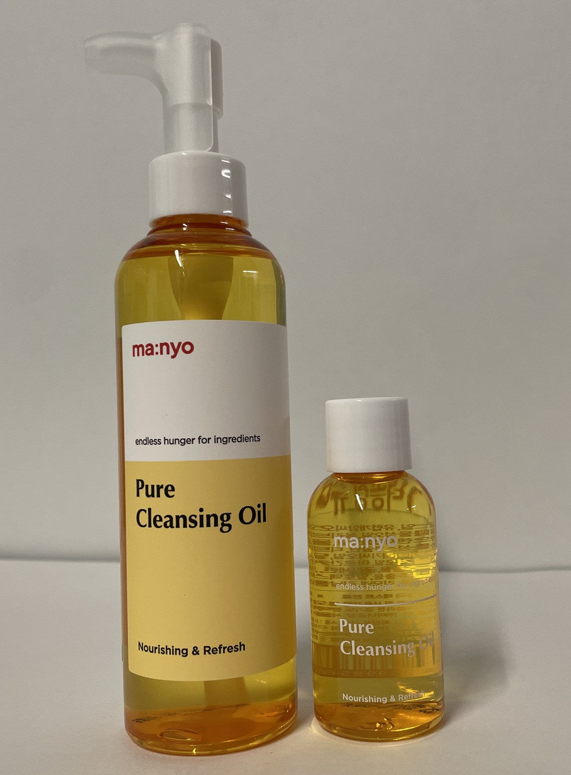 Manyo Pure Cleansing Oil Nourishing Facial Cleanser 200ml + Travel Size