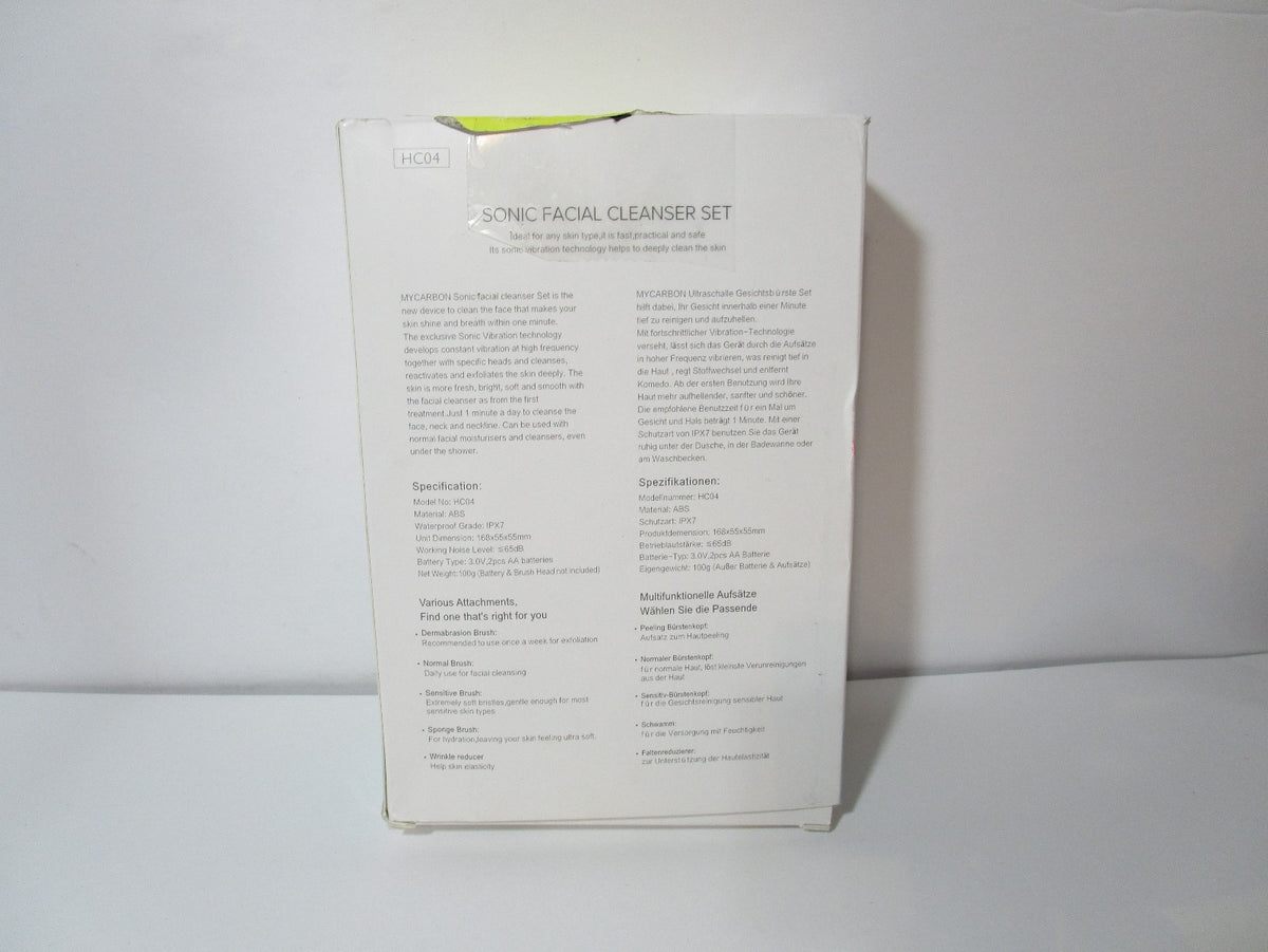 Sonic Facial Cleanser Set HC04 - Skin Care & Cleansing Kit