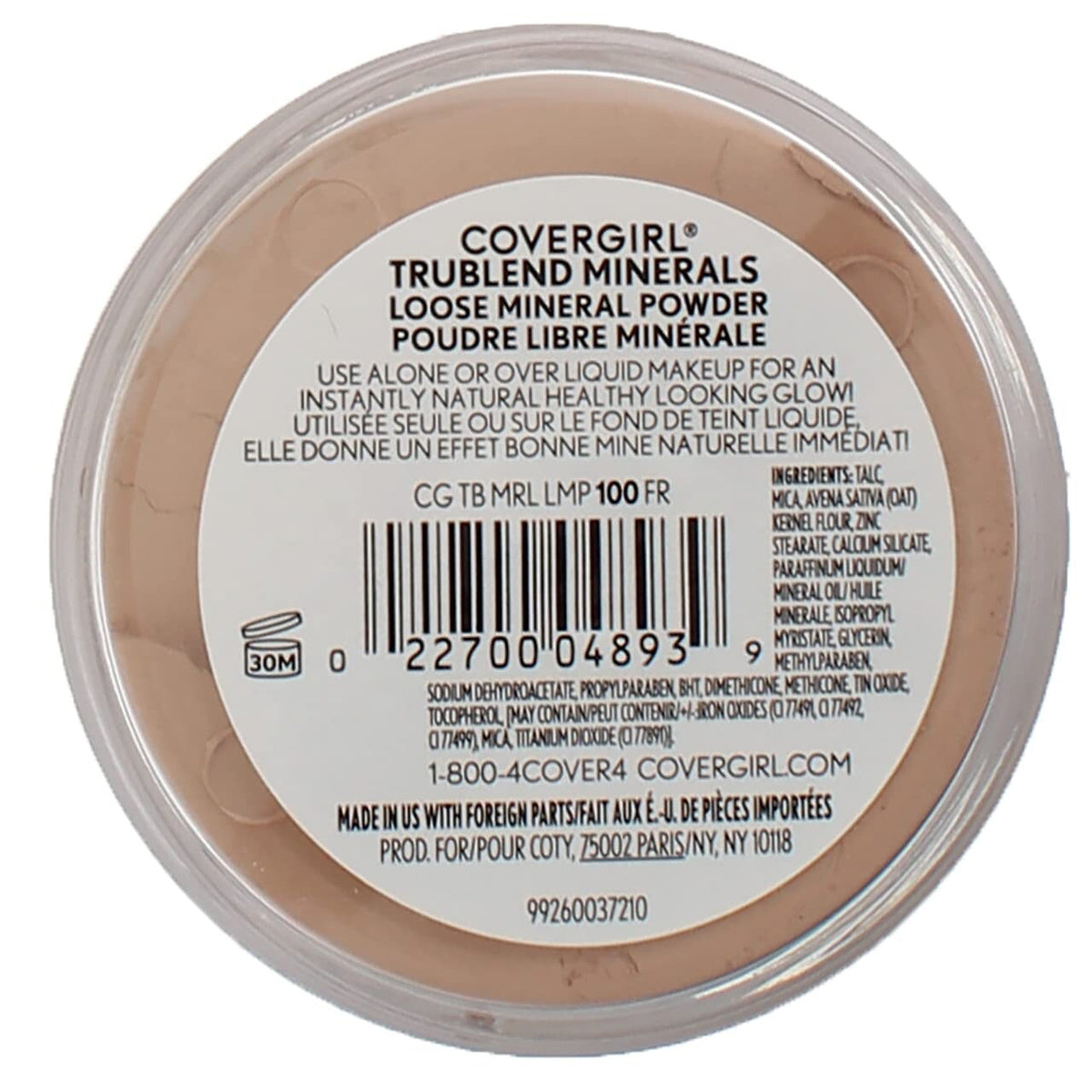 Loose Face Powder Fair 100 Mineral Makeup for Flawless Finish