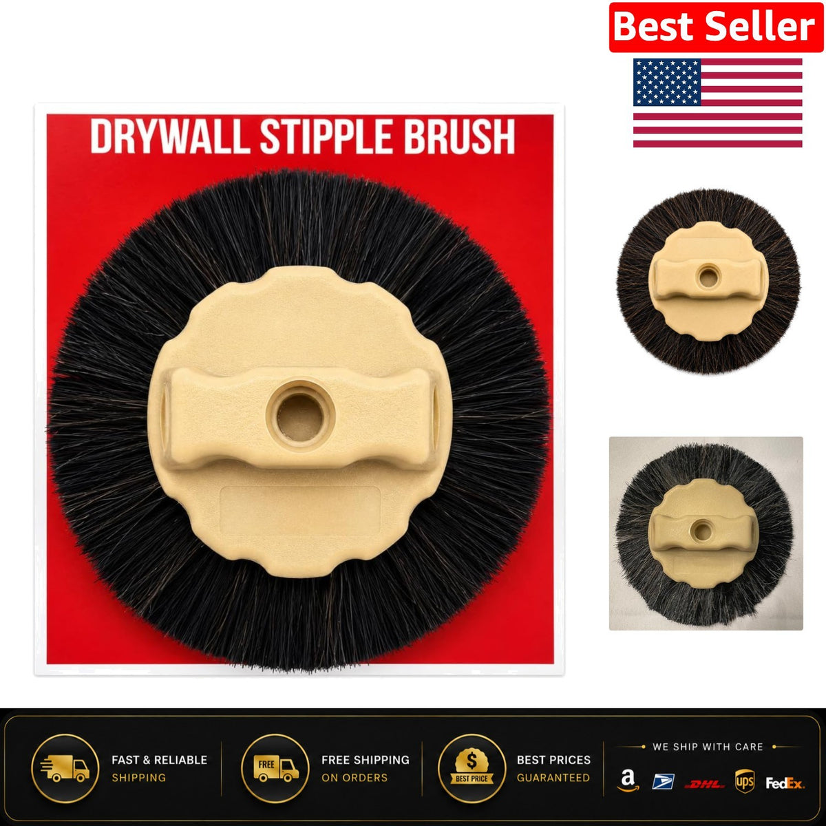 8-Inch Ceiling Texture Brush for Professional Wall & Ceiling Finishing