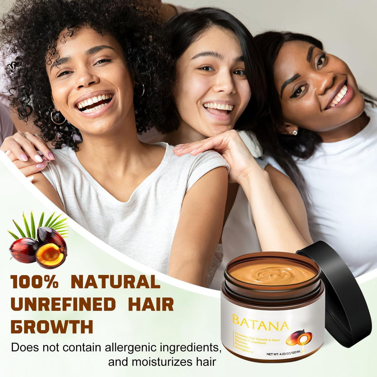 Natural Hair Growth Oil - Prevents Hair Loss & Enhances Thickness 1oz