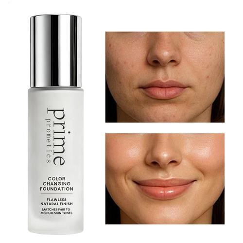 Color Changing Foundation for Mature Skin - 12-Hour Long Wear