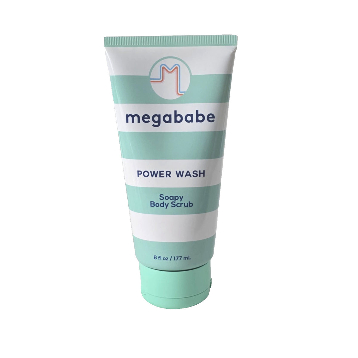 Megababe Power Wash Body Scrub 6oz Exfoliating Soapy Cleanser