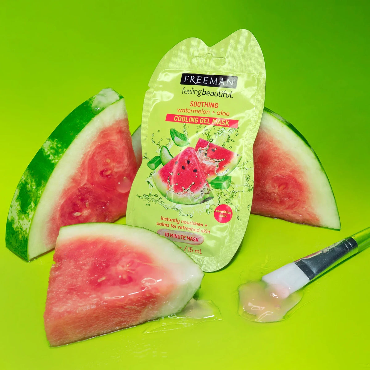 Watermelon & Aloe Cooling Gel Mask - 6 Pack Trial Size