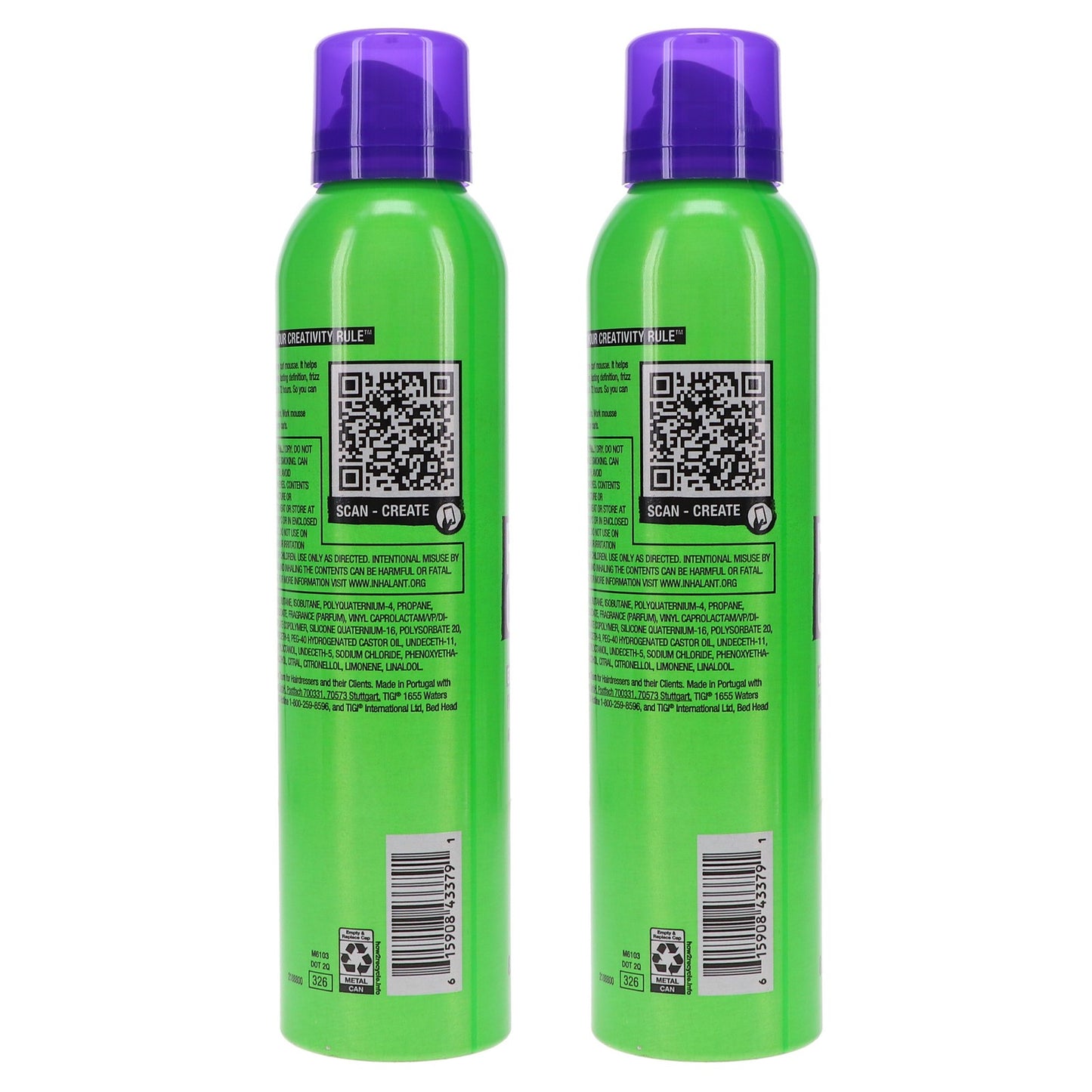 Extreme Curl Mousse for Curly Hair - 8.4 oz, 2 Pack