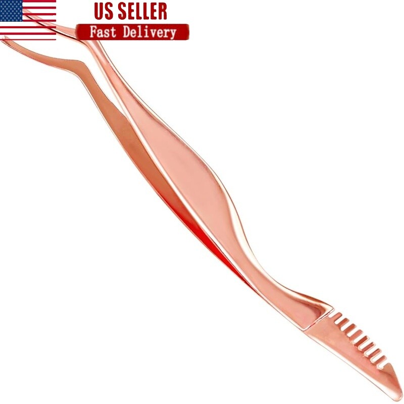 False Eyelash Applicator Tool & Comb - Eyelash Extension Tweezers