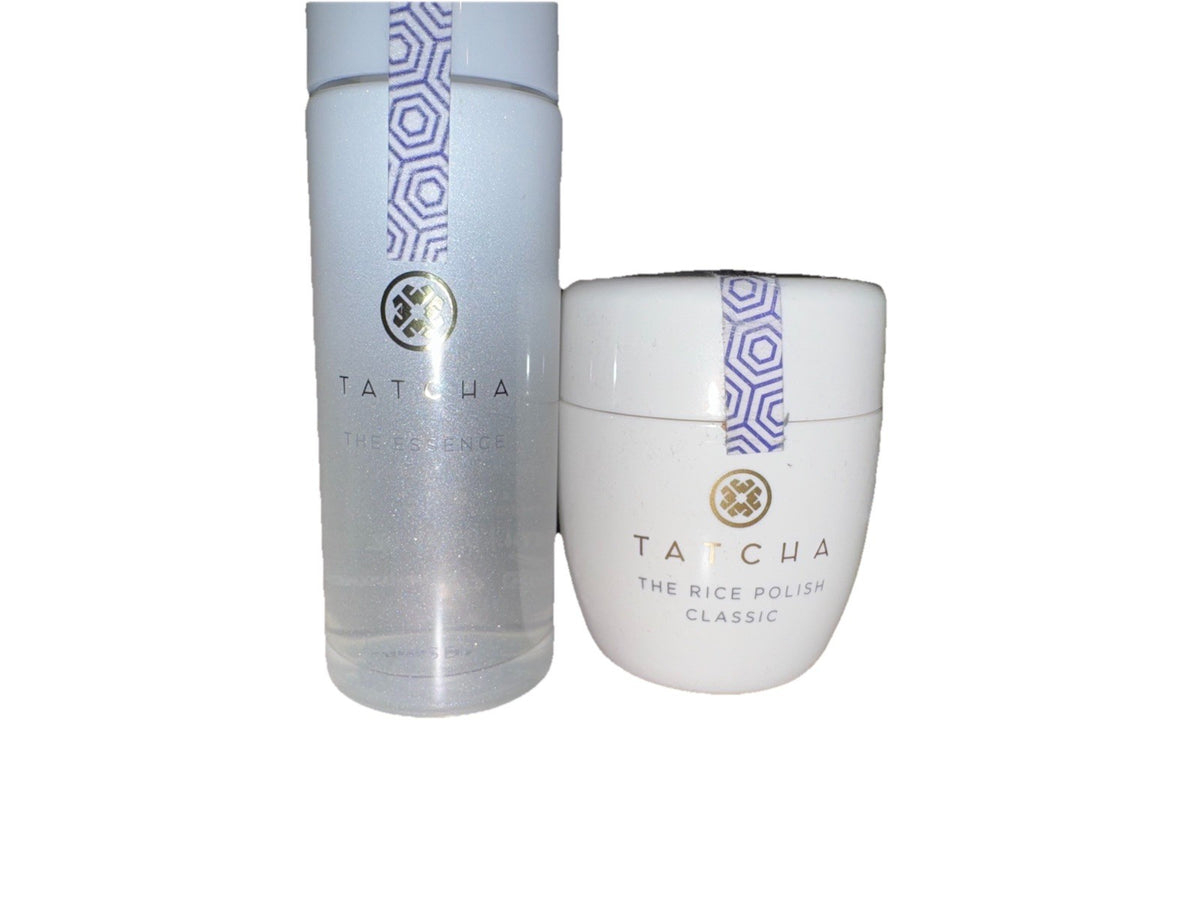 Travel Skincare Duo Set - Hydrating Essence & Exfoliating Rice Polish, 25ml & 15g