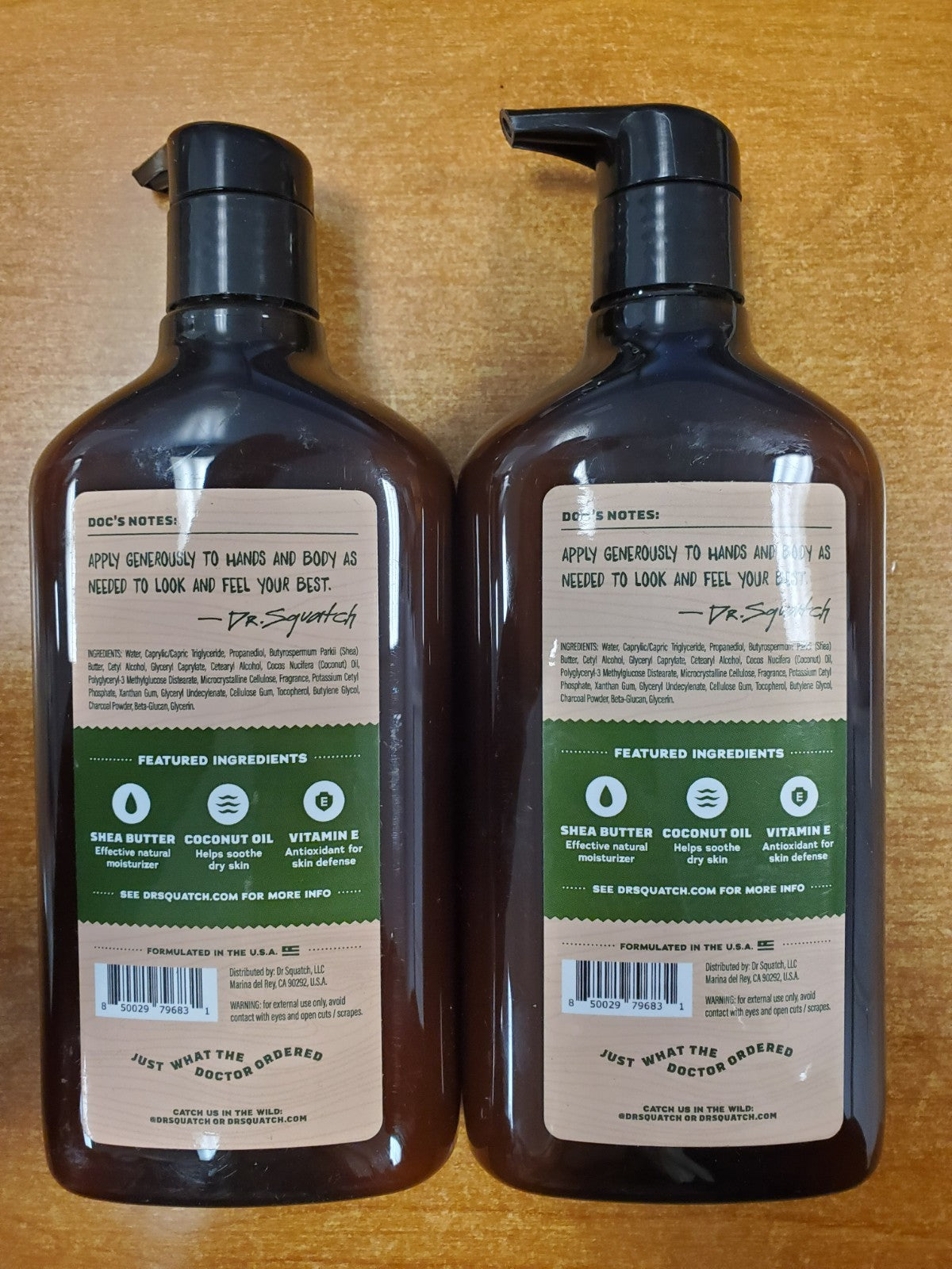 Men's Natural Moisturizing Lotion Pine Tar - 2 Pack